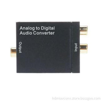 Analog to Optical Toslink Digital Analog Converter box 2 ch